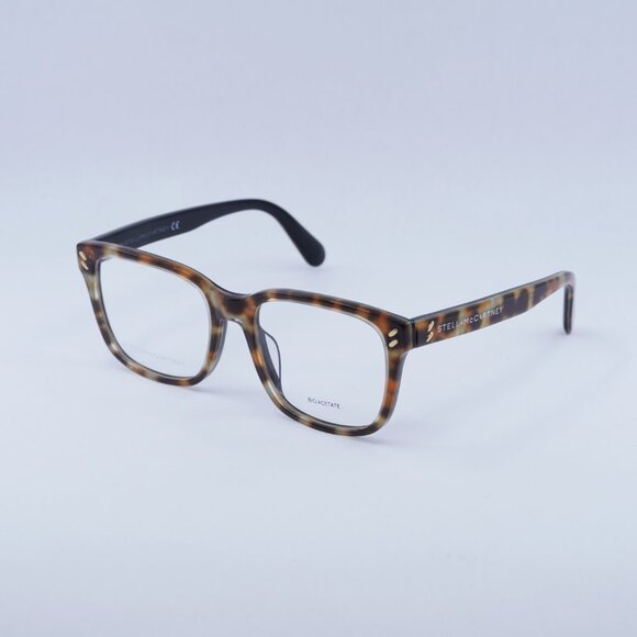 Stella McCartney SC50001I 099 Eyeglasses Havana Rectangle Frame 53mm - Picture 3 of 8